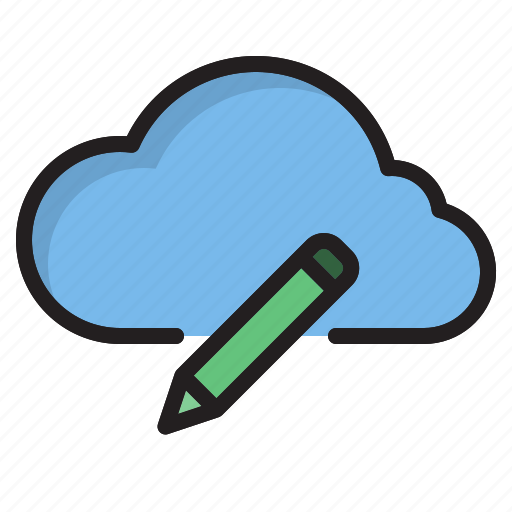 Cloud, pen, computer, interface icon - Download on Iconfinder