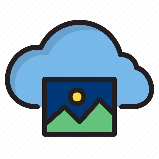 Cloud, picture, computer, interface icon - Download on Iconfinder