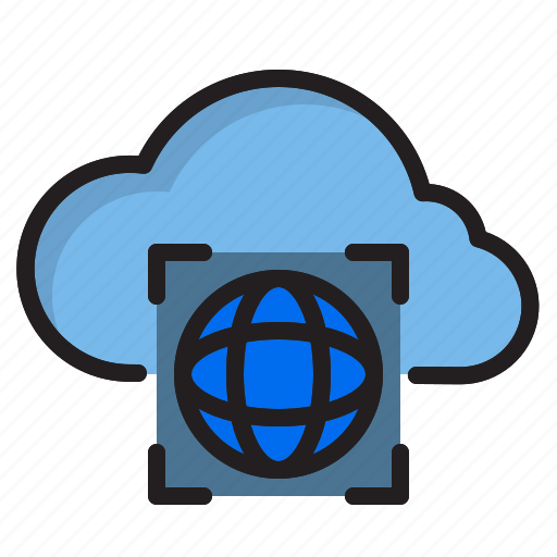 Cloud, world, computer, interface icon - Download on Iconfinder