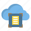 cloud, document, computer, interface 