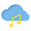cloud, music, computer, interface 