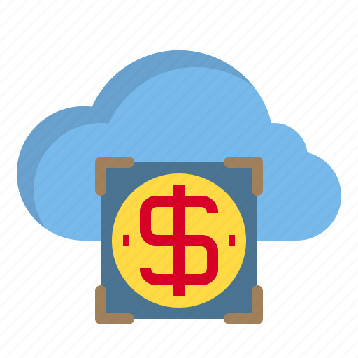 Cloud, coin, us, computer, interface icon - Download on Iconfinder