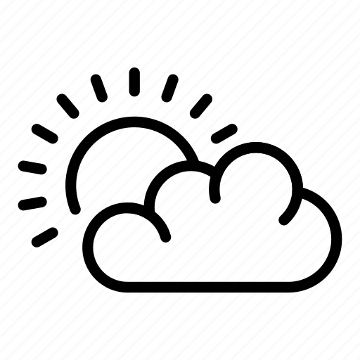 Sun, behind, cloud icon - Download on Iconfinder