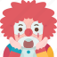 screaming, clown, funny, horror, expression 