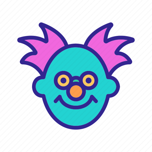 Character, circus, clown, glasses, happy, mask, nerd icon - Download on Iconfinder