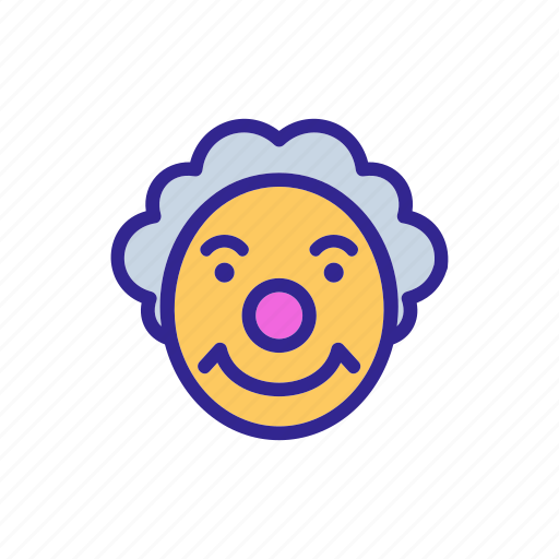 Character, circus, clown, sly, smile, smiling, unhappy icon - Download on Iconfinder