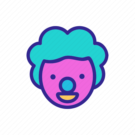 Clown, different, mask, sad, smiling, surprised, unhappy icon - Download on Iconfinder