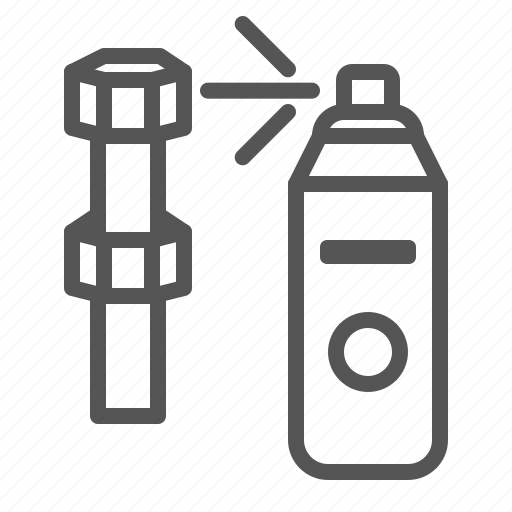 Cleaner, cleaning, repair, screw, spray, tool, washing icon - Download on Iconfinder