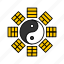 asian, bagua, chinese, culture, yin yang 