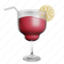 cocktail, glass, juice 