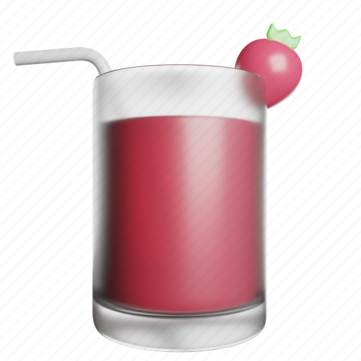Cocktail, drink, glass, juice 3D illustration - Download on Iconfinder