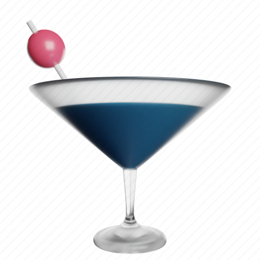 Cocktail, glass, search, drink 3D illustration - Download on Iconfinder