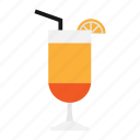 cocktail, glass, drink