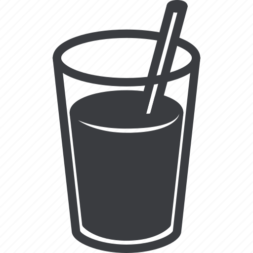 Cocktail, icon, pint glass, beverage, straw, alcohol, liquor icon - Download on Iconfinder
