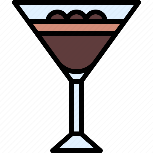 Cocktail, beverage, drink, bar, refreshment, espresso martini icon - Download on Iconfinder