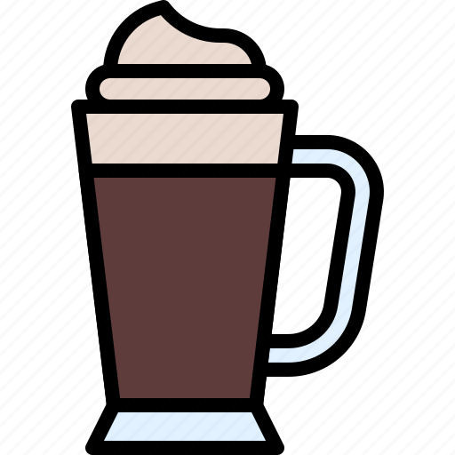 Cocktail, beverage, drink, bar, refreshment, irish coffee icon - Download on Iconfinder