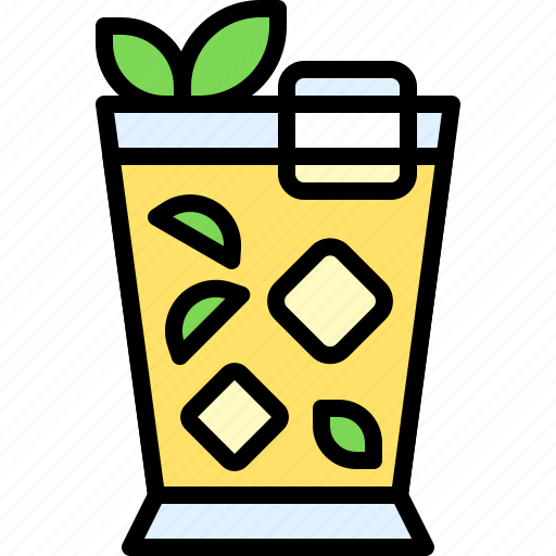 Cocktail, beverage, drink, bar, refreshment, mint julep icon - Download on Iconfinder