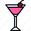 cocktail, beverage, drink, bar, refreshment, pink lady 