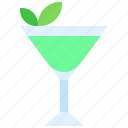 cocktail, beverage, drink, bar, refreshment, grasshopper, crème de menthe