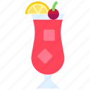 cocktail, beverage, drink, bar, refreshment, hurricane, rum