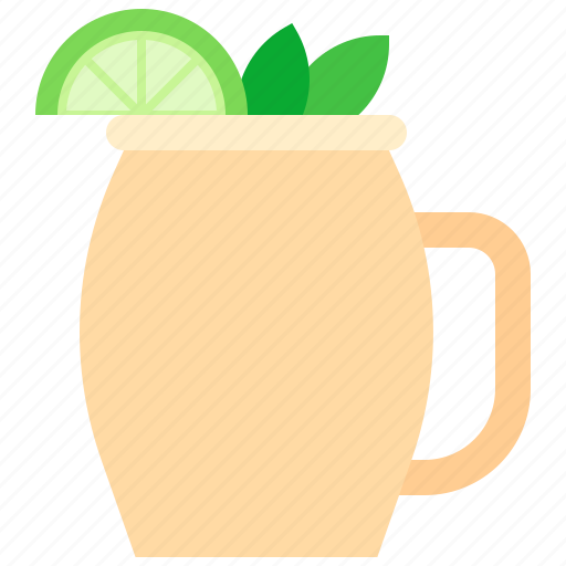 Cocktail, beverage, drink, bar, refreshment, moscow mule, ginger beer icon - Download on Iconfinder