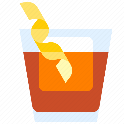 Cocktail, beverage, drink, bar, refreshment, rusty nail, drambuie icon - Download on Iconfinder