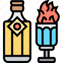 absinthe, alcoholic, cocktail, liquor, beverage