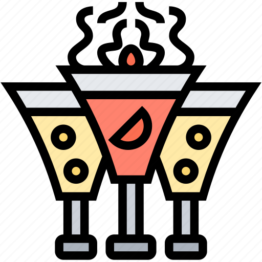Flaming, zest, cocktail, fire, liquor icon - Download on Iconfinder