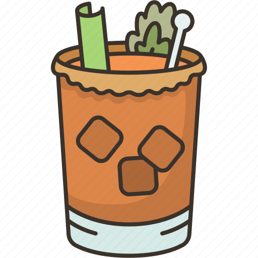Bloody, mary, cocktail, juice, tomato icon - Download on Iconfinder