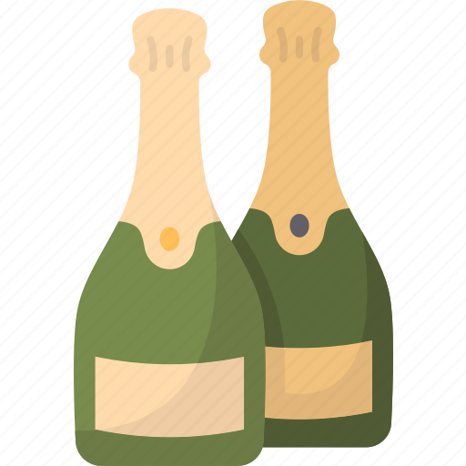 Champagne, bottle, alcoholic, beverage, drink icon - Download on Iconfinder