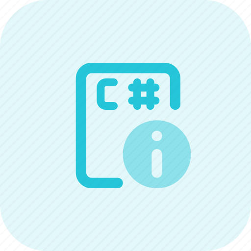 Sharp, file, info, coding, files icon - Download on Iconfinder