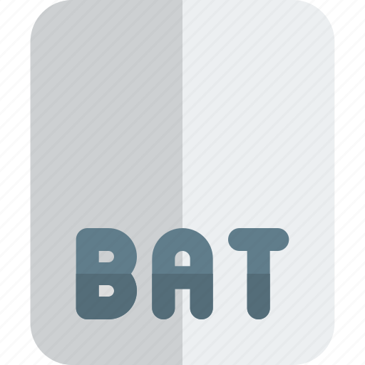 Bat, file, coding, files icon - Download on Iconfinder