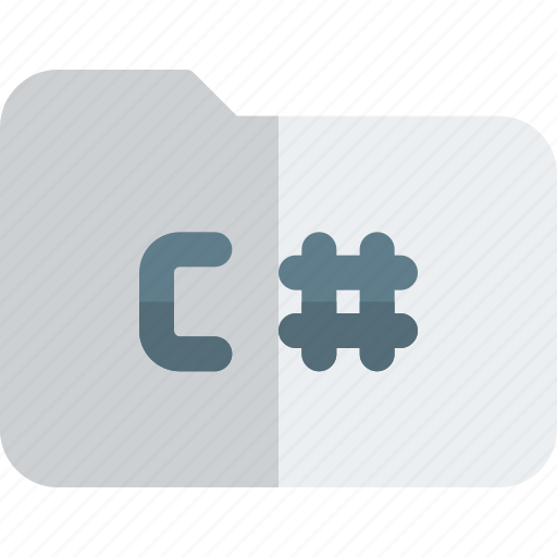 Sharp, folder, coding, files icon - Download on Iconfinder