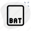 bat, file, coding, files 