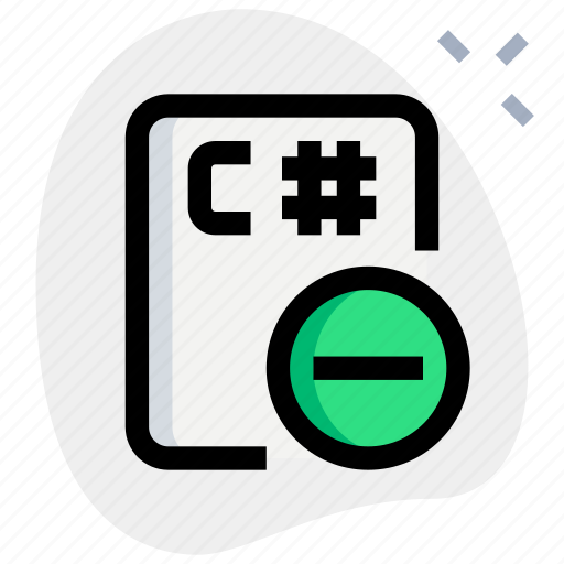 Sharp, file, minus, coding, files icon - Download on Iconfinder