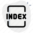 index, file, coding, extension