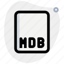 mdb, file, coding, files