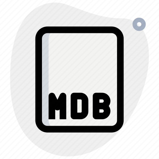 Mdb, file, coding, files icon - Download on Iconfinder