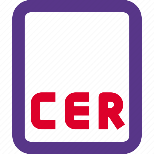 Cer, file, coding, files icon - Download on Iconfinder
