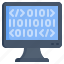 binary, code, coding, computer, desktop 
