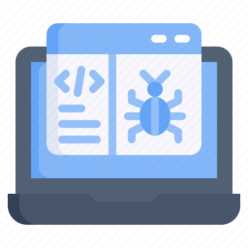 Bug, laptop, computer, technology, computing icon - Download on Iconfinder