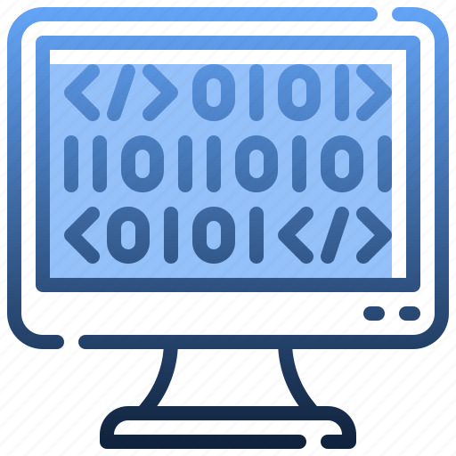 Binary, code, coding, computer, desktop icon - Download on Iconfinder