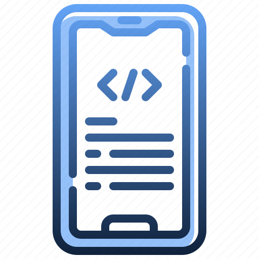 Smartphone, programming, computing, code, electronics icon - Download on Iconfinder