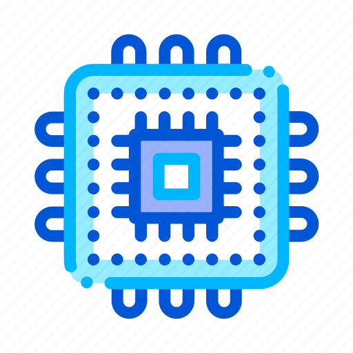 Computer, element, processor icon icon - Download on Iconfinder