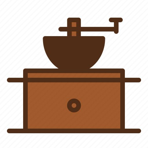 Cafe, cappuccino, coffee, cup, espresso, grinder, roasted icon - Download on Iconfinder