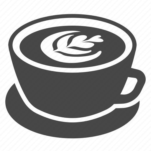 Download Cafe, coffee, cup, espresso, hot, latte, latte art icon