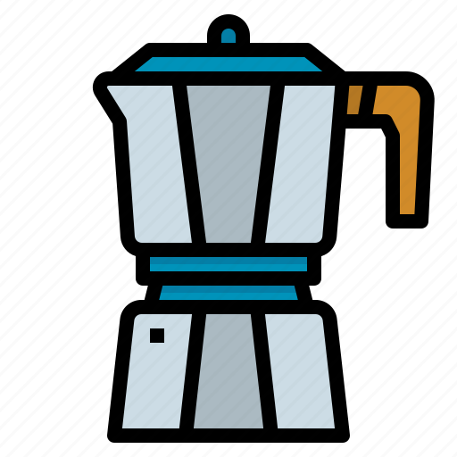 Cafe, coffee, moka, pot, shop icon - Download on Iconfinder
