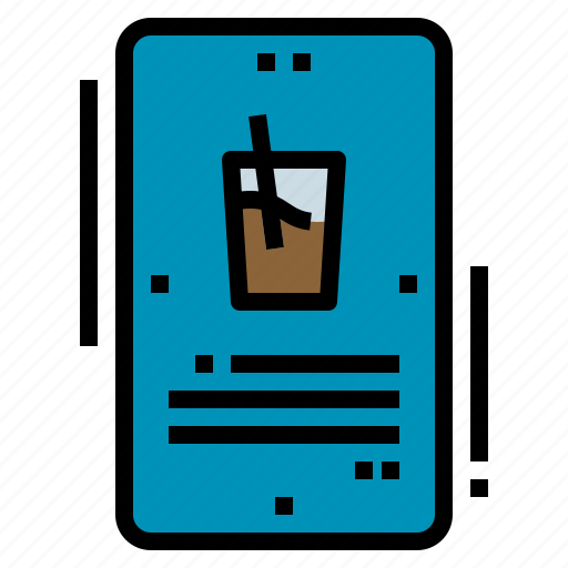 App, application, coffee, delivery, phone icon - Download on Iconfinder