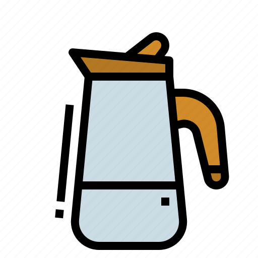 Coffee, kettle, maker, percolator, pot icon - Download on Iconfinder