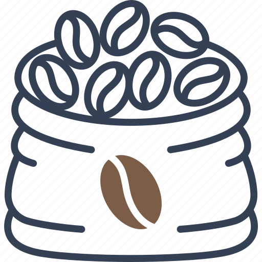 Beans, cacao, coffee, seed, bag, cocoa icon - Download on Iconfinder